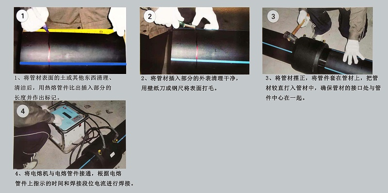 PE管材電熔焊接方法